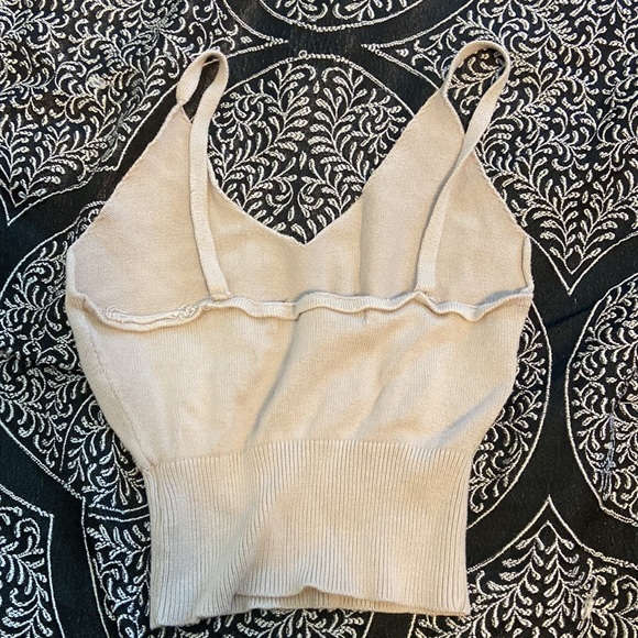 Tan revamped top size S - Picture 2 of 2